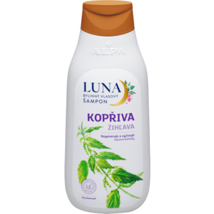 Alpa Luna, bylinný šampon kopřiva, 430 ml