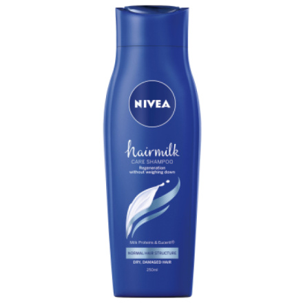 Nivea Hairmilk pečující šampon pro normální vlasy, 250 ml