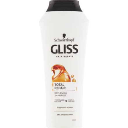 Gliss Total Repair šampon poškozené vlasy, 250 ml