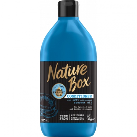 Nature Box Coconut Oil balzám na vlasy, 385 ml