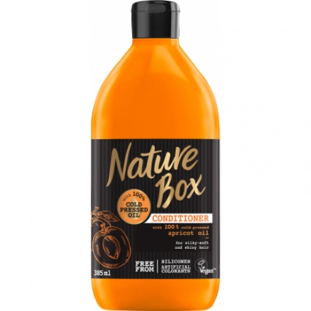 Nature Box Apricot Oil balzám na vlasy, 385 ml