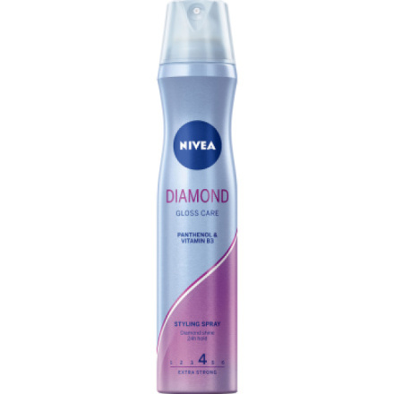 Nivea Diamond Gloss Care lak na vlasy, 250 ml