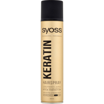 Syoss Keratin Hair Perfection, lak na vlasy, fixace 4, 300 ml