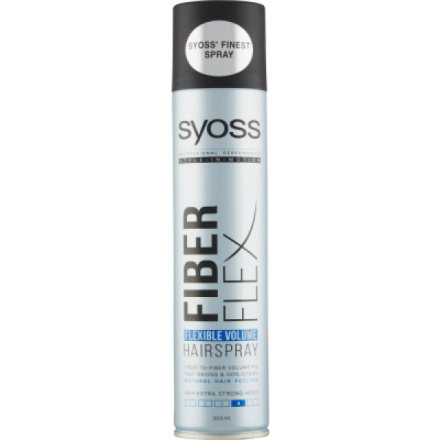 Syoss Fiberflex Flexible Volume, extra silná fixace lak na vlasy, fixace 4, 300 ml