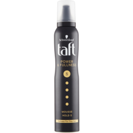 Taft Power & Fullness, pěnové tužidlo s mega silnou fixací, síla fixace 5, 200 ml