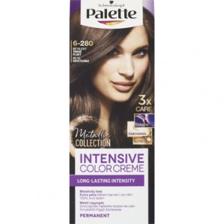 Schwarzkopf Palette Intensive Color Creme barva na vlasy, Metalický Tmavě Plavý 6-280