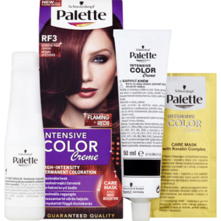 Schwarzkopf Palette Intensive Color Creme, barva na vlasy, RF3 intenzivní tmavě červená, 50 ml