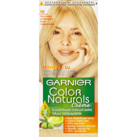 Garnier Color Naturals Creme barva na vlasy, odstín velmi velmi světlá blond 10