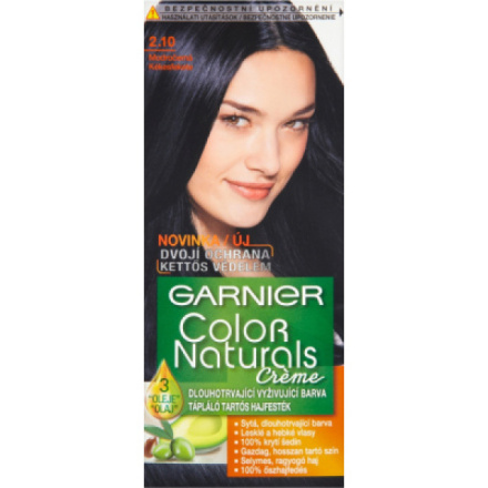 Garnier Color Naturals Creme barva na vlasy, odstín modročerná 2,10