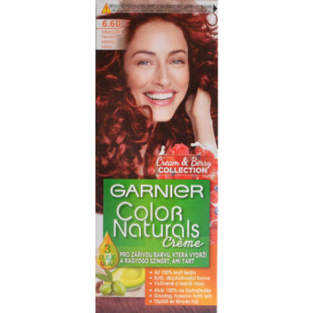 Garnier Color Naturals Creme, barva na vlasy, odstín intenzivně červená 660