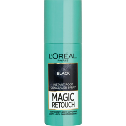 L'Oréal Magic Retouch Black zakrytí odrostů, 75 ml