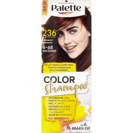 Schwarzkopf Palette Color Shampoo barva na vlasy 236 kaštanová, 50 ml