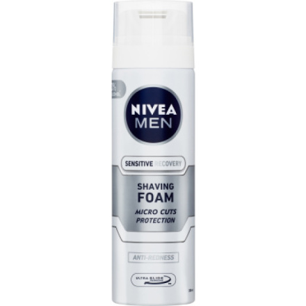 Nivea Men pěna na holení Sensitive Recovery, 200 ml