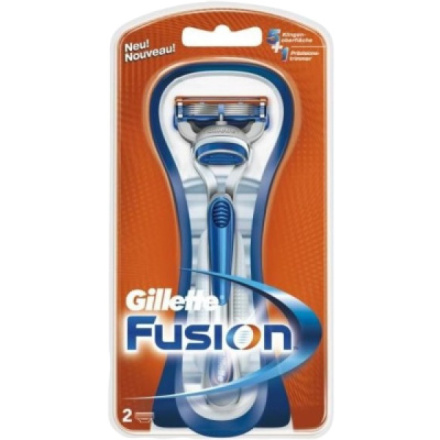 Gillette Fusion holicí strojek a 2 náhrní břity
