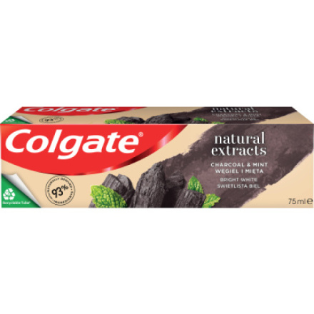 Colgate zubní pasta Natural Extracts Charcoal, 75 ml