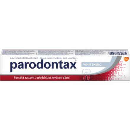 Parodontax Whitening zubní pasta, proti krvácení dásní a s bělicím účinkem, 75 ml