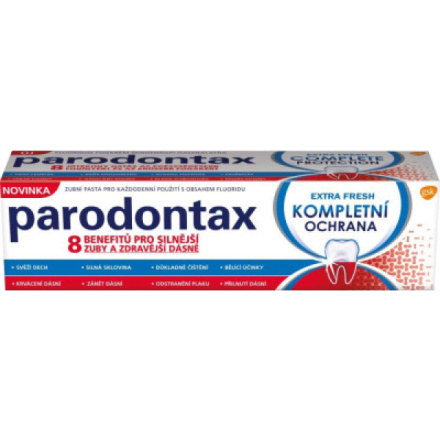 Parodontax Extra Fresh kompletní ochrana, zubní pasta, 75 ml