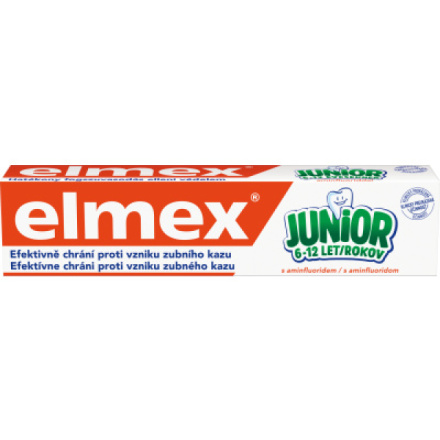 Elmex Junior Fluoridová zubní pasta pro děti 6-12 let, 75 ml