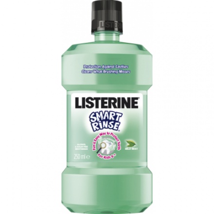 Listerine Smart Rinse Mild Mint ústní voda pro děti, 250 ml