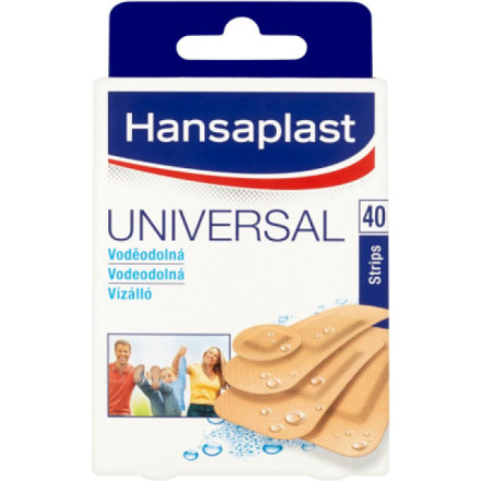 Hansaplast Universal voděodolná náplast, 40 ks