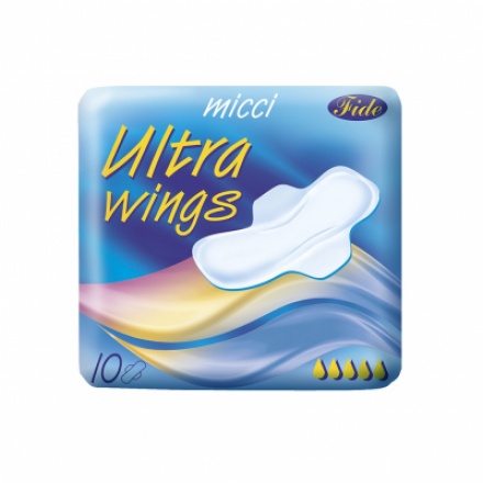 Micci Ultra Wings dámské vložky s křidélky, 10 ks