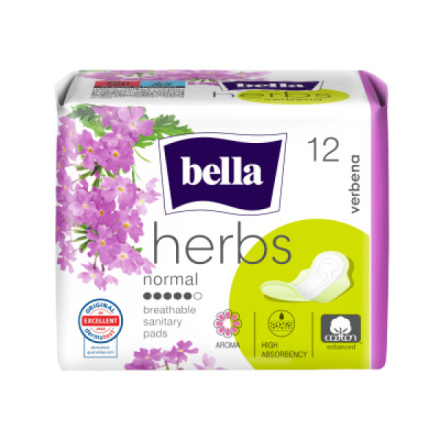 Bella Herbs Verbena Deo Fresh dámské vložky, 12 ks