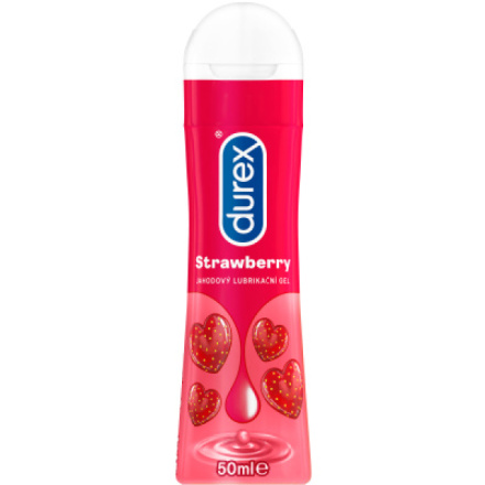 Durex Play Saucy Strawberry lubrikační gel, 50 ml