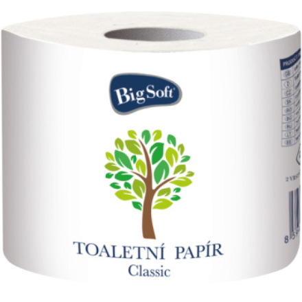 Big Soft Classic 1000 2vrstvý toaletní papír, role 1000 útržků, 1 role