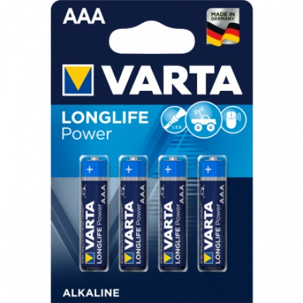Varta High Energy AAA baterie 4 ks, 961040