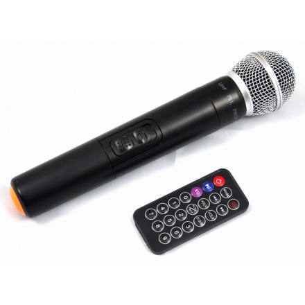 Nástěnný zesilovač PM180 s bezdrátovým mikrofonem šedá, PM180