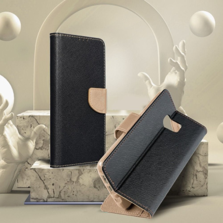 Fancy Book case for  XIAOMI Redmi 9A black/gold 441448