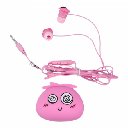 Earphones JELLIE MONSTER Jellie YLFS-01 Jack 3,5mm pink 448650