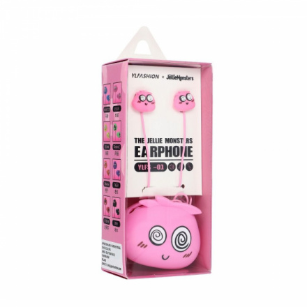 Earphones JELLIE MONSTER Jellie YLFS-01 Jack 3,5mm pink 448650