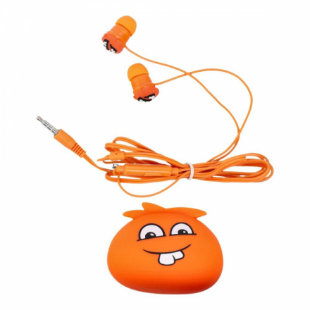 Earphones JELLIE MONSTER Orange YLFS-01 Jack 3,5mm orange 448654