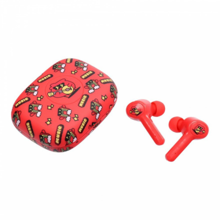 Sluchátka bluetooth Earbuds wireless TWS JELLIE MONSTER Steven YLFS-06BT red 448656