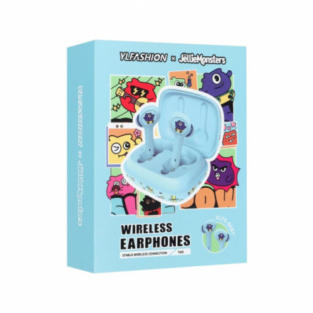 Sluchátka bluetooth Earbuds wireless TWS JELLIE MONSTER Monster YLFS-06BT blue 448659