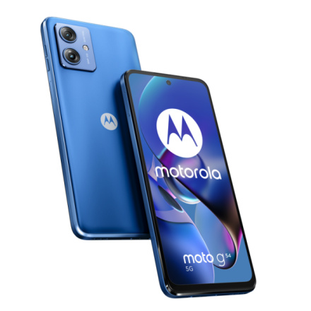 Motorola Moto G54 5G 12+256 GB Power Edition gsm tel. Pearl Blue, PB0W0004RO