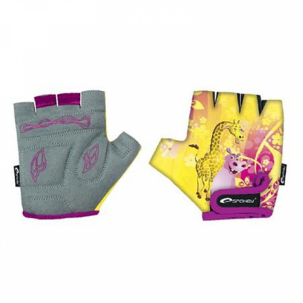 Spokey GIRAFFE GLOVE Dětské cyklistické rukavice, vel. XXS, K831366