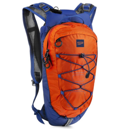 Spokey DEW Sportovní, cyklistický a běžecký batoh, 15 l, oranžovo-modrý, K926801
