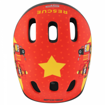 Spokey FUN RESCUE Dětská cyklistická přilba, 52-56 cm, K941014