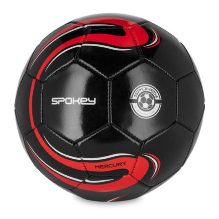 Spokey MERCURY Fotbalový míč, vel. 5, černo-červený, K942600