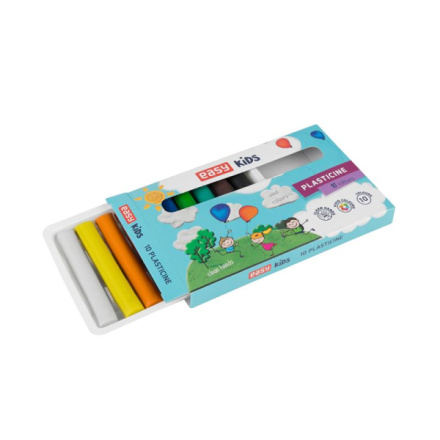 EASY Kids COLOUR Školní plastelína, 10 barev, S45730