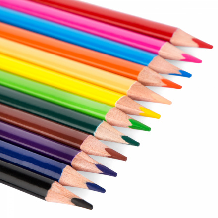 EASY AKWAR Trojhranné akvarelové pastelky se štětcem, 12 ks, 12 barev, S941656
