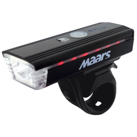 LED svítilna MAARS MS 501 na kolo, přední, P782, black