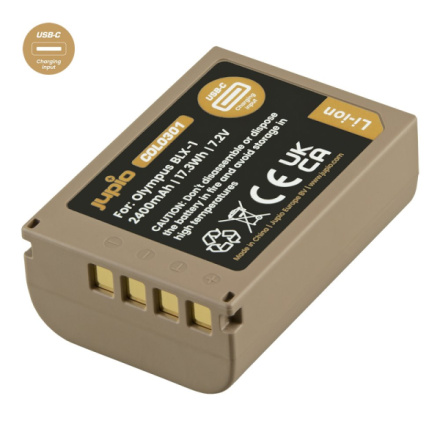 Baterie Jupio BLX-1 / BLX1 *ULTRA C*  2400mAh s USB-C vstupem pro nabíjení, COL0301