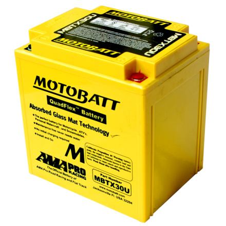 Baterie Motobatt MBTX30U 34 Ah, 12 V, 4 vývody, MBTX30U