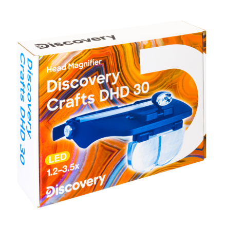 Lupa Discovery Crafts DHD 30 náhlavní, zvětšení 1,2/1,8/2,5/3,5x, 78378
