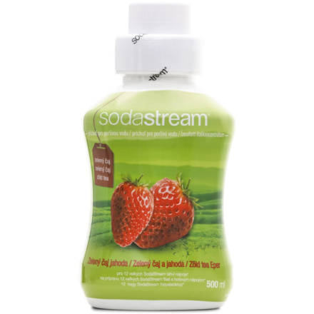 Sirup Sodastream příchuť zelený čaj - jahoda 500 ml, 42003931