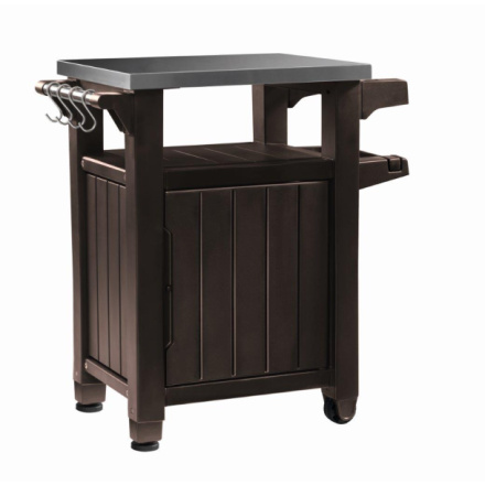 Grilovací stolek Keter UNITY 105L hnědý, 230410