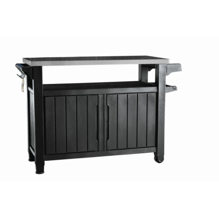 Grilovací stolek Keter UNITY XL 207L grafitový, 230419